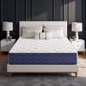 12-in Firm King Hybrid Memory Foam/Coil Blend Mattress in a Box with Boxspring Included