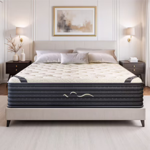 12-in Firm King Hybrid Memory Foam/Coil Blend Mattress in a Box with Boxspring Included
